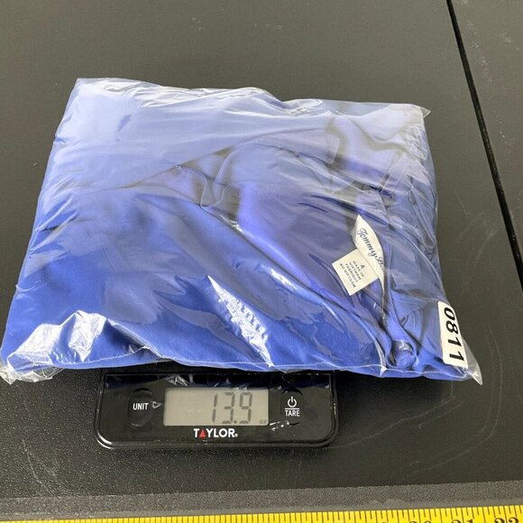 Tommy Bahama Dress Women 4 Blue Tiered V-Neckline Tie Lined Back‎ Cutout Maxi - Picture 11 of 13